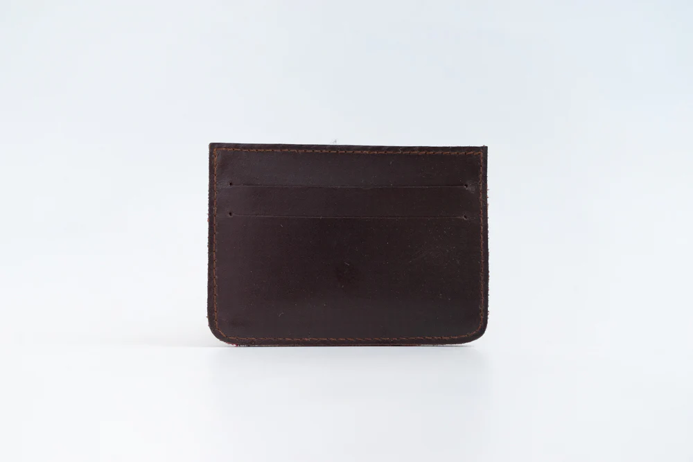 Marawi (Blue) Leather Card Holder - Image 3
